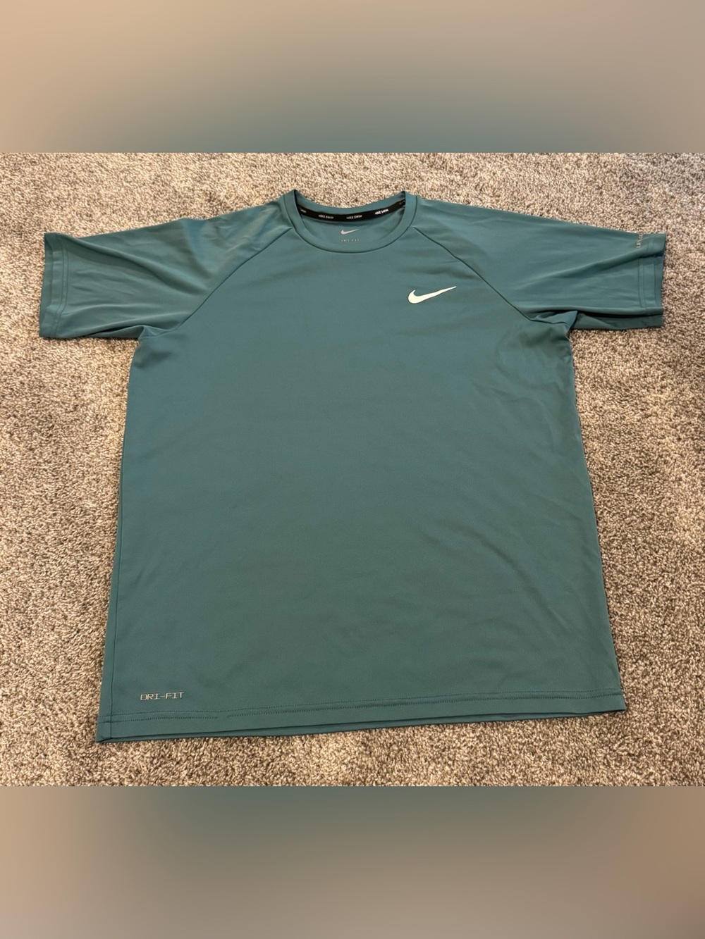 Nike Men’s Teal Short-Sleeve Dri-FIT Performance Tee